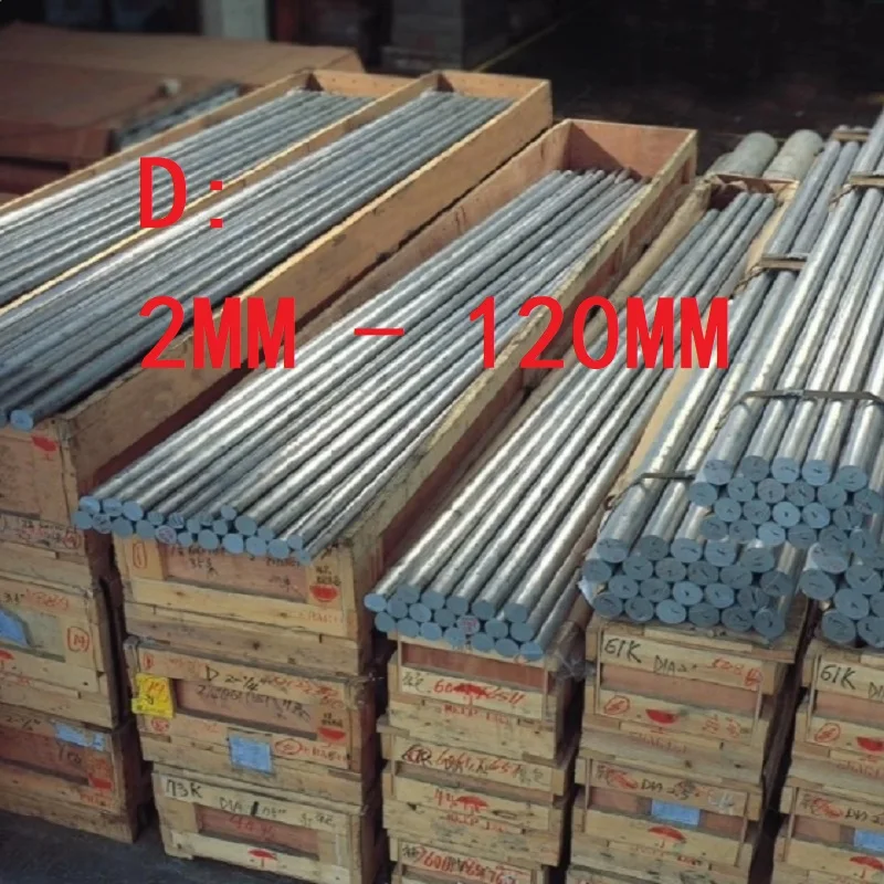 Varilla de Zinc, electrodo de ánodo electrochapado sólido, diámetro de 2mm a 120mm, barras redondas de Zinc, 1 ud.