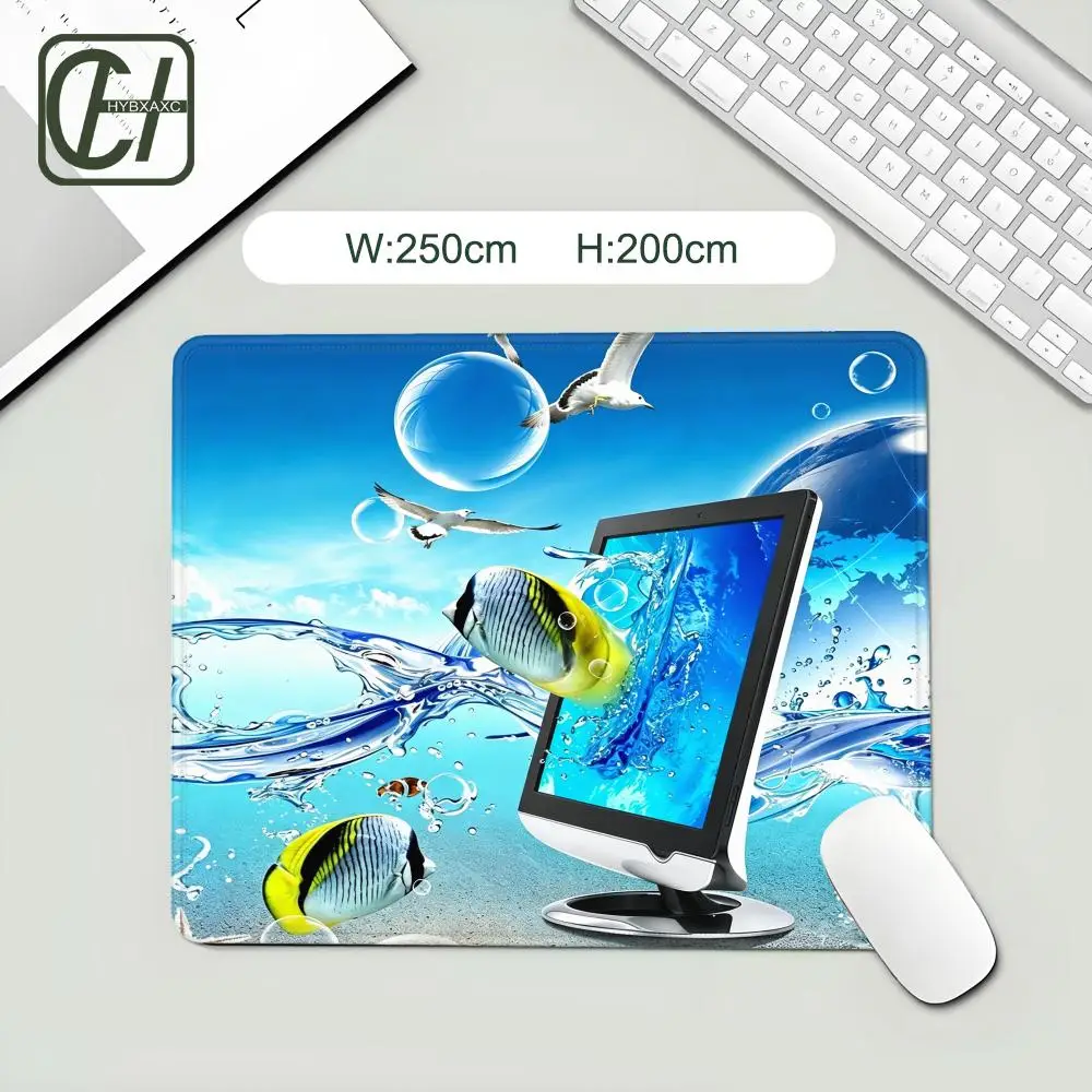 Y2K Frutiger Aero Art Mouse Pad For Small Size Gaming Mouse Pad Gamer Company Keyboard Mouse Mat Carpet Computer Desk Mat XAXC