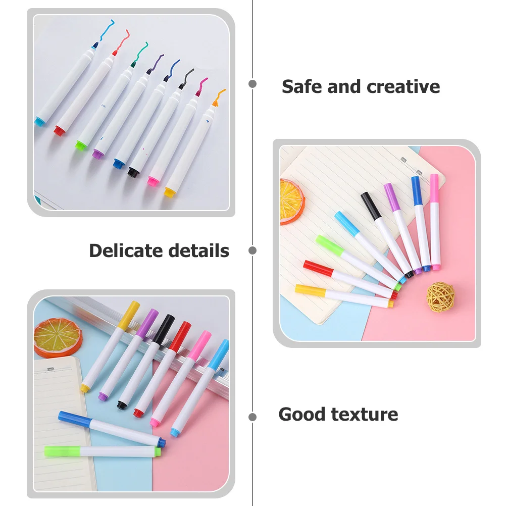 

40Pcs Colored Dry Erase Markers Whiteboard Pens Erasable Smooth Ink for School Classroom Office Supplies White Board Markers
