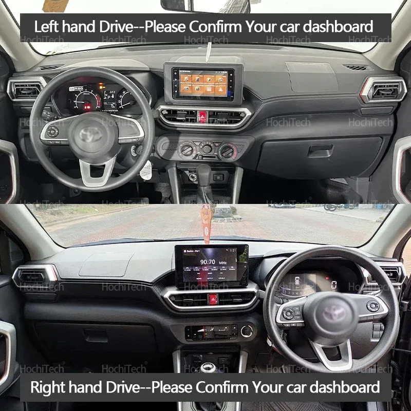 Anti-UV-Matte Sonnenschirm Dashmat Teppich Dash Dashboard Abdeckung Pad Auto Zubehör Für Toyota Raize 2019 2020 2021 2022 2023 2024 2025 – Detail 6