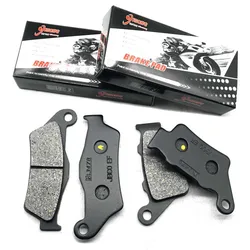 Motorcycle Front Rear Brake Disc Pads Kits Set Parts For BAJAJ NS150 NS200 PULSAR200 2019 2020 RS200 2019-2021 DOMINATOR 400