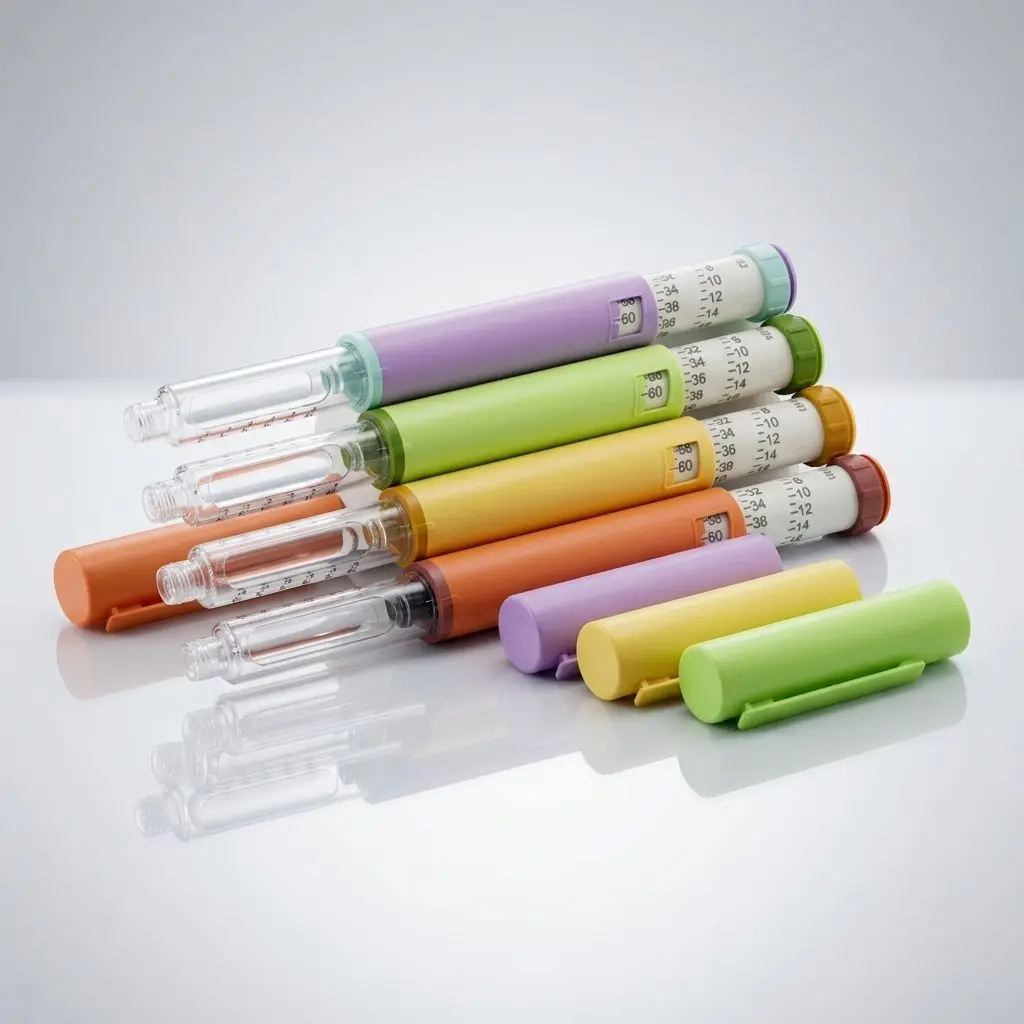 Different Colors on Sale High Precision Metal Reusable Injection Pen 3 ml Cartridge Pens for Beauty & Skin Care Injector