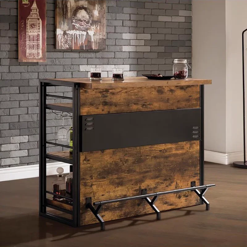 

Small-sized furniture, living room, bedroom cabinet retro solid wood high table living room kitchen bar