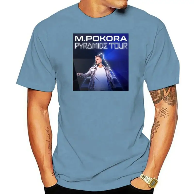 

Мужская забавная футболка M.POKORA tshirs женская футболка (2)