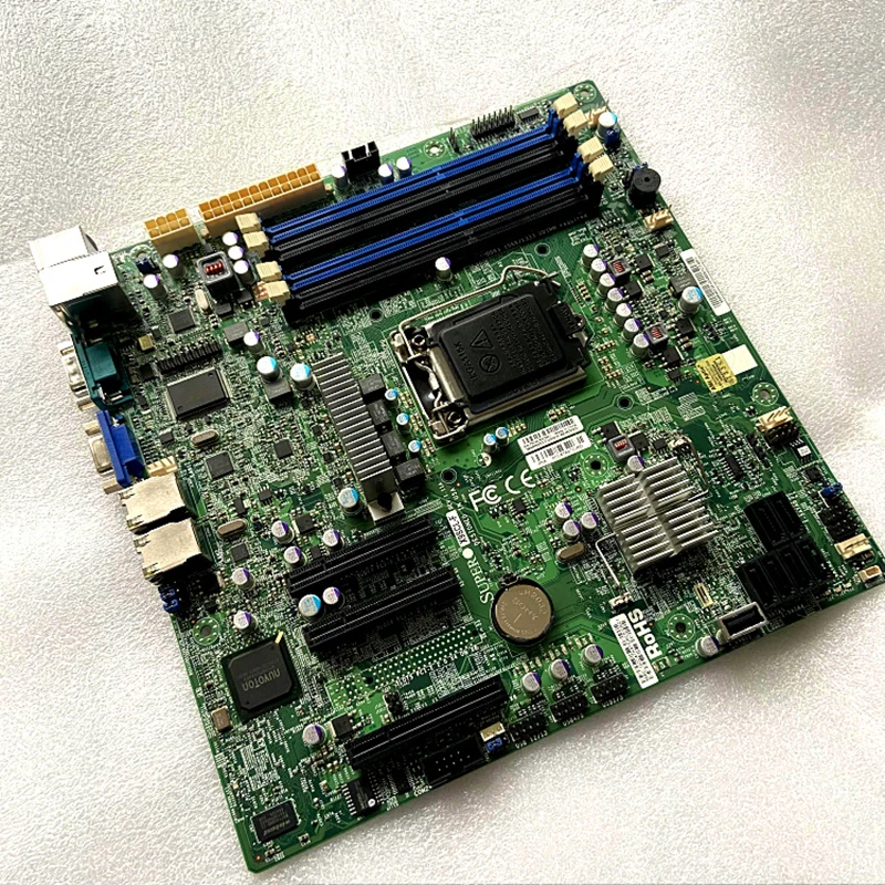 Brand New Original Server Motherboard For Supermicro X9SCL-F 1155 U-ATX C202 Perfect Test Good Quality Hot