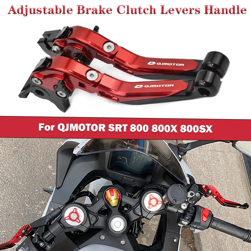 For QJMOTOR SRT 800 800X 800SX srt 800sx 800x 800 x sx Motorcycle Adjustable aluminium Brake Clutch Levers Handle
