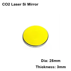 Specchi riflettenti Co2 Laser SI Diametro 25 mm Macchina per incisione e taglio laser