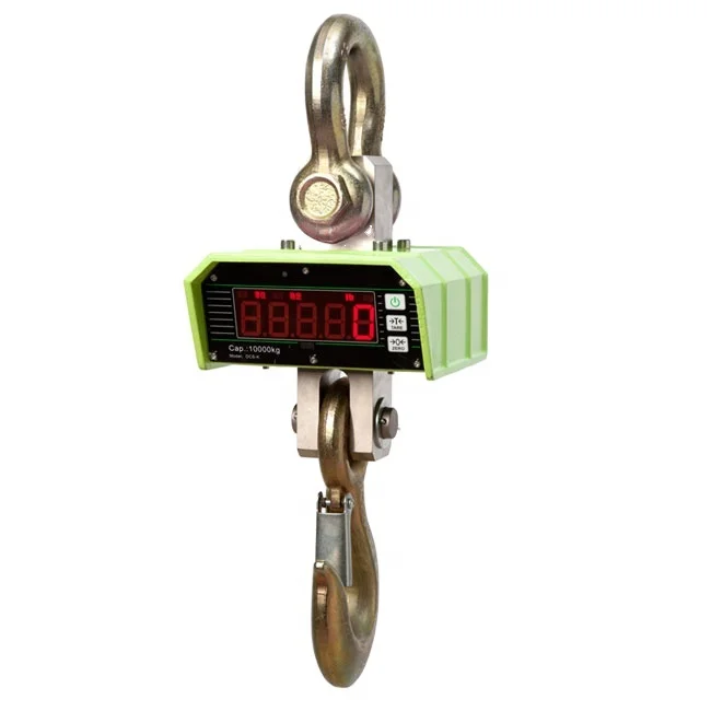 Electronic Industrial 10ton Crane Scale Analog Hanging Scale 10000kg Overhead Weighing Scale