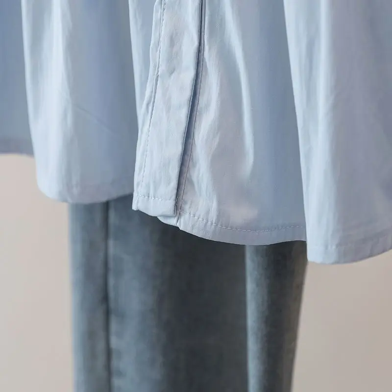 200 Pounds Plus Size Elastische Taille Büro-Damen-Trendhemd und Bluse Einfarbiges Oberteil Damenbekleidung V-Ausschnitt French Chic Basics – Detail 28
