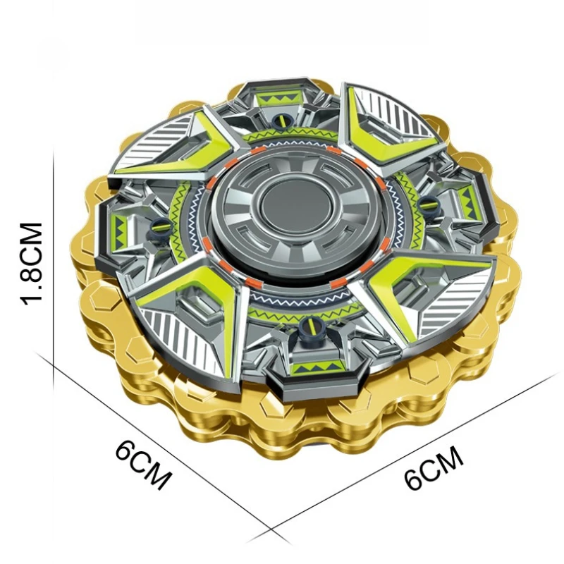 Chain Fidget Spinner ABS Plastic Mechanische vorm Hand Spinner EDC Volwassen Fidget Speelgoed Hoge kwaliteit Autisme ADHD Stress Relief Speelgoed