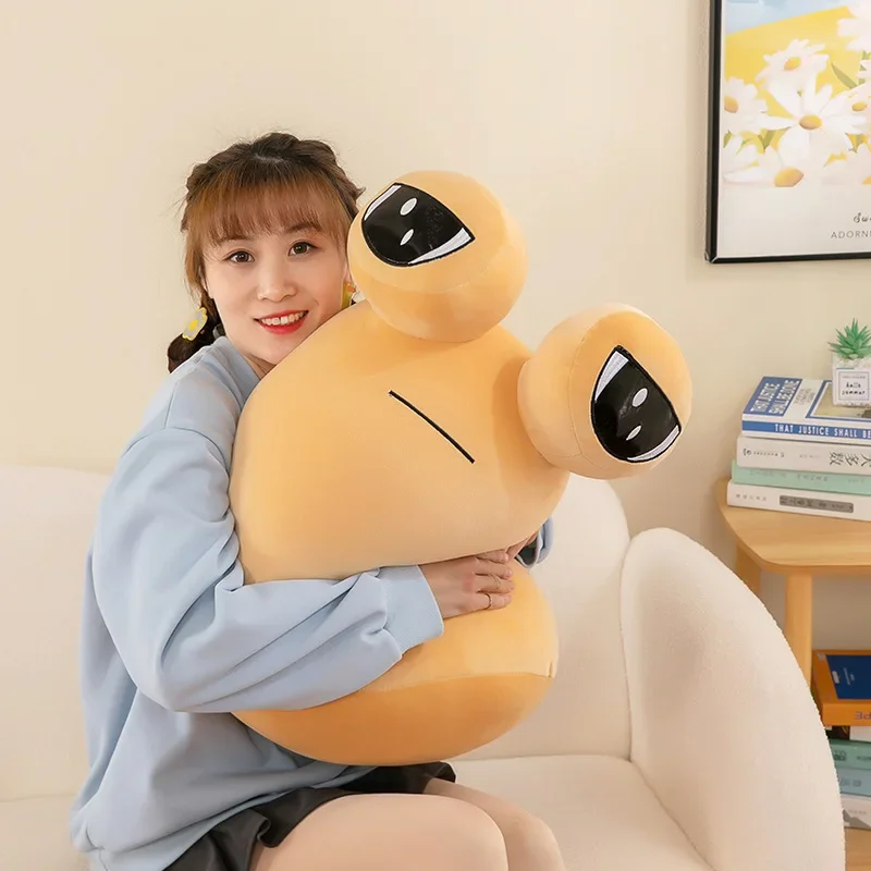 22/30/40/55cm 내 애완 동물 외계인 Pou 큰 크기 플러시 장난감 Kawaii 외계인 애완 동물 인형 귀여운 Pou 인형 장난감 부드러운 베개 동물 선물 어린이를위한