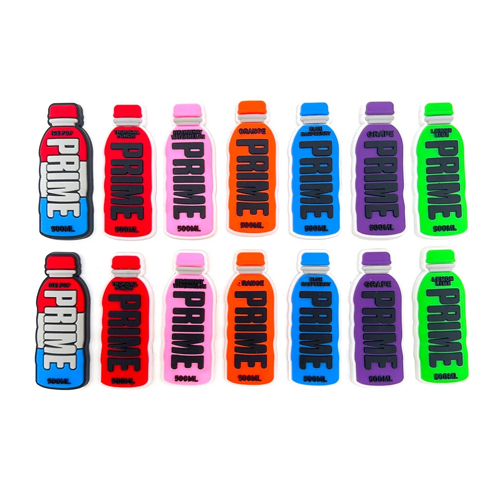 1-14pcs Drink Bottles series Shoe Charms Shoe Accessories Decorations Fit Wristband Party Present