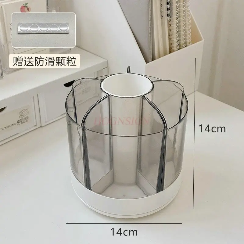 

1 шт. вращающаяся корзина для хранения кистей для макияжа, сетчатая настольная корзина для карандашей для бровей, держатель для ручек, ящик для хранения туалетного столика