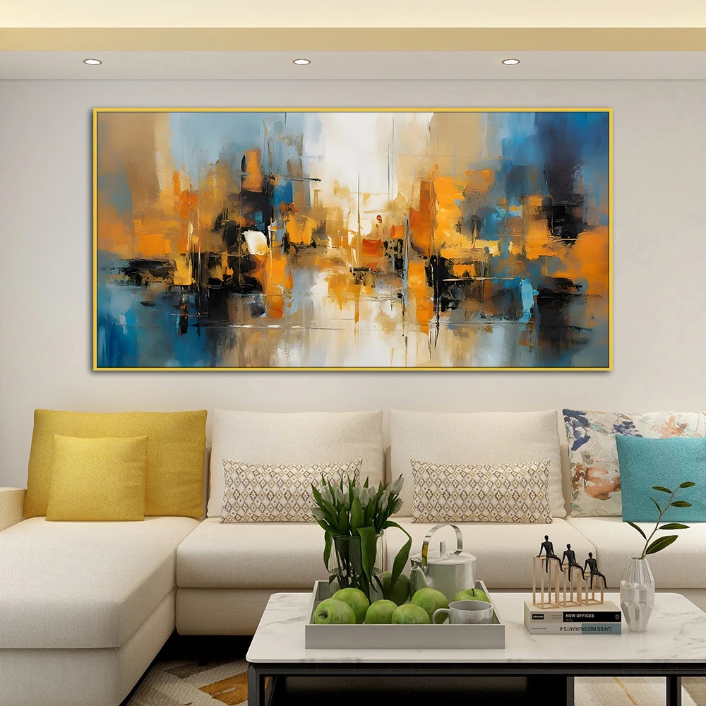 Wall Art Abstract Art Canvas Painting Print & Poster For Living Room Home Decor Pictures Wall Decoration