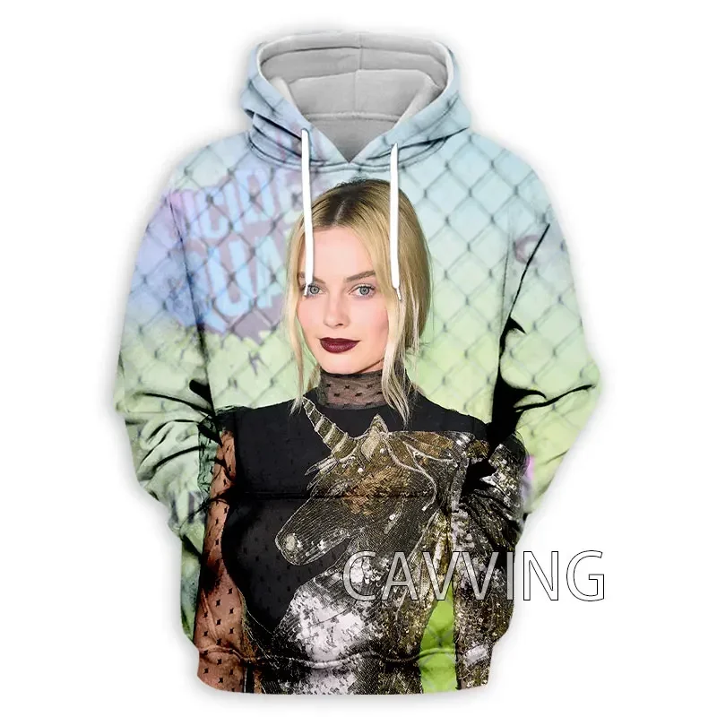 

New Fashion Margot Robbie 3D Printed Clothes Streetwear Men Hoodies Sweatshirt Fashion Hooded Long Sleeve Pullover Tops H01