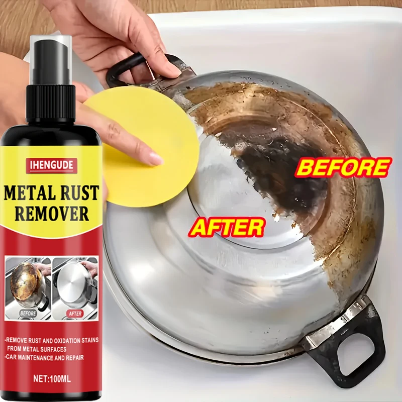 Spray Removedor de Óxido Multiusos, Spray para Mantenimiento de Automóviles, Super Resistente, Antióxido para Metal, Lubricante Antióxido