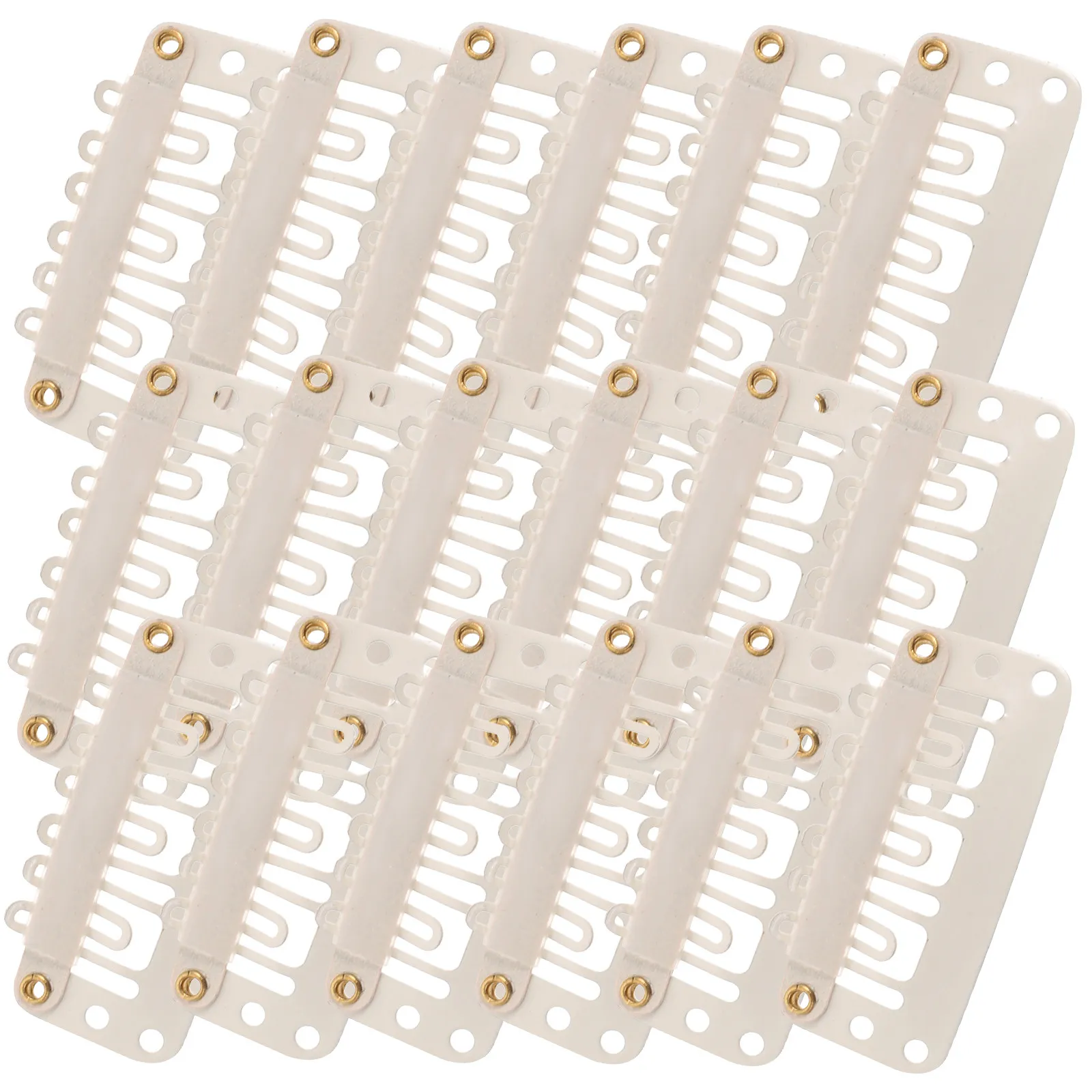 

60Pcs Clip Metal Hair Extension Clips Snap Clips for Fixing Wigs Hairpieces Clip Hat and Beret Fixing