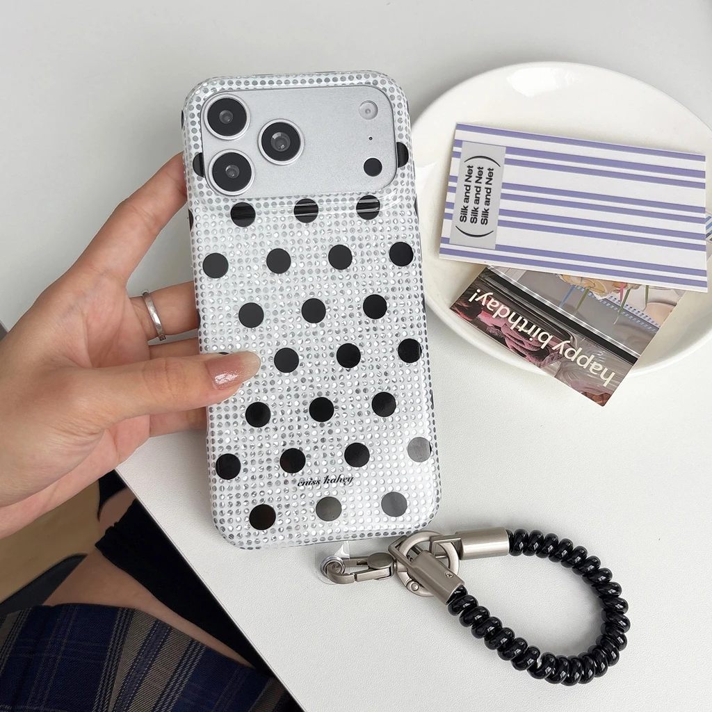 Minimalist Polka Dot Glitter S - đánh giá và giá Glitter Shockproof Case