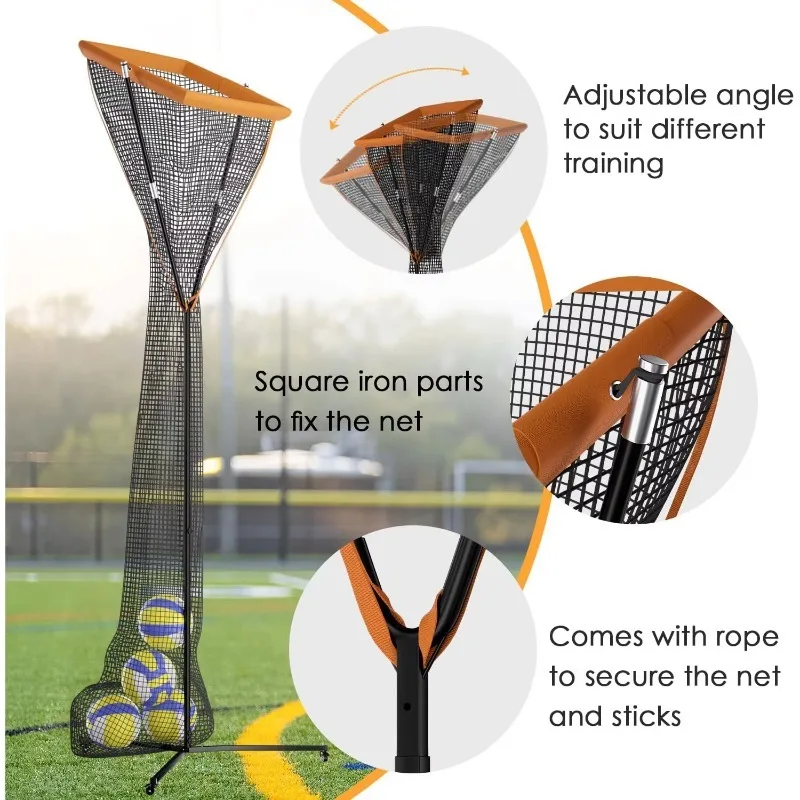 Durable Outdoor Beach Volleyball Net Quick Assembly Sunshine Campus Practice Foldable Training Equipment