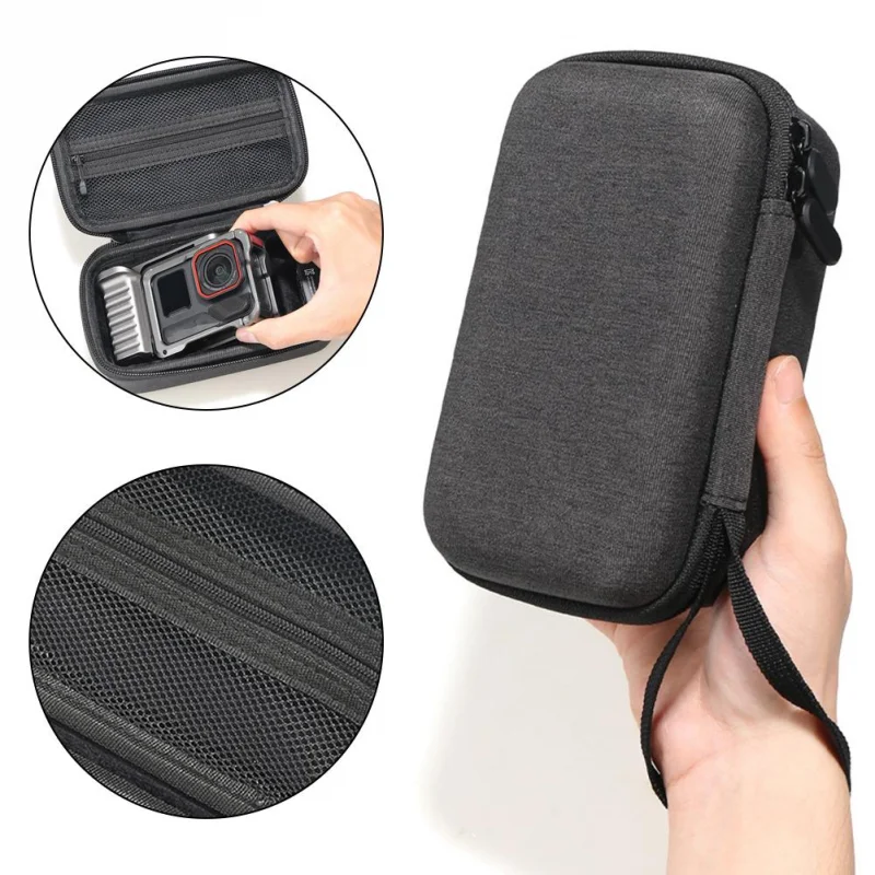 

for Insta360 Ace Pro 2 Street Camera Set Storage Bag Protection Aluminum Alloy Rabbit Cage Sports Camera Bag Accessories