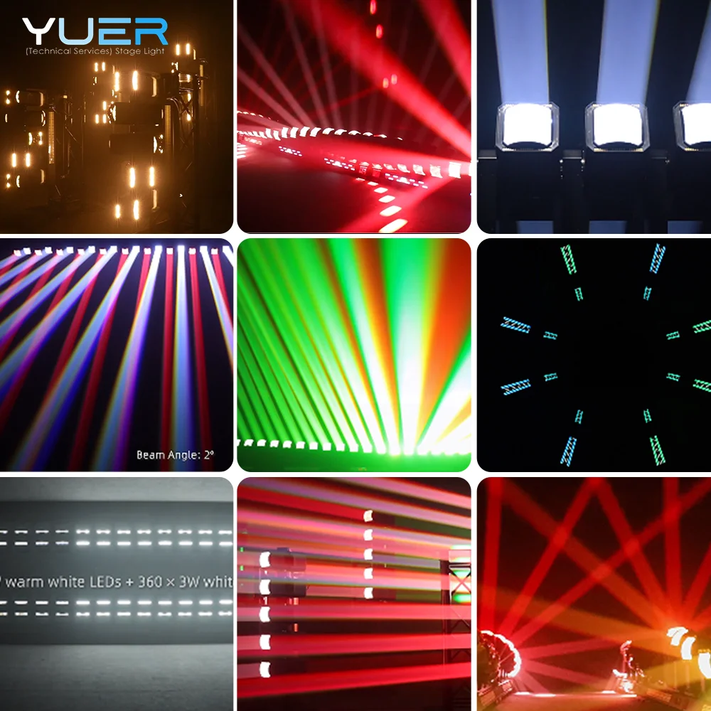 

10X80W LED RGBW Double-sided Infinite rotation Beam Moving head light with ring DMX512 RDM control for DJ Disco party bar club