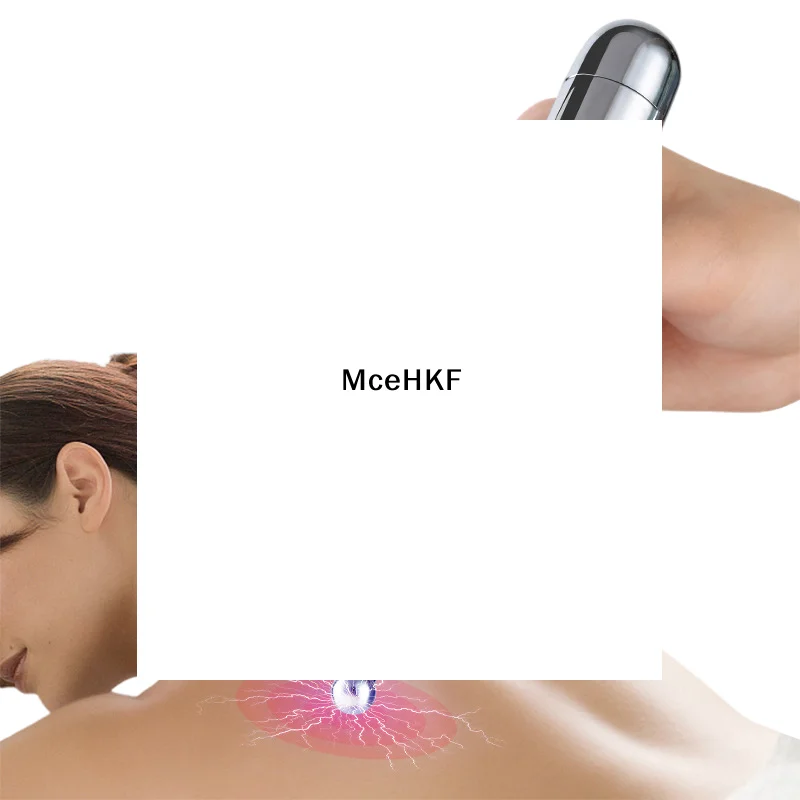 

Electric Massage Pen Adjustable For Body Back Hand Massage Press And Relax Muscles, Battery Powered Silver