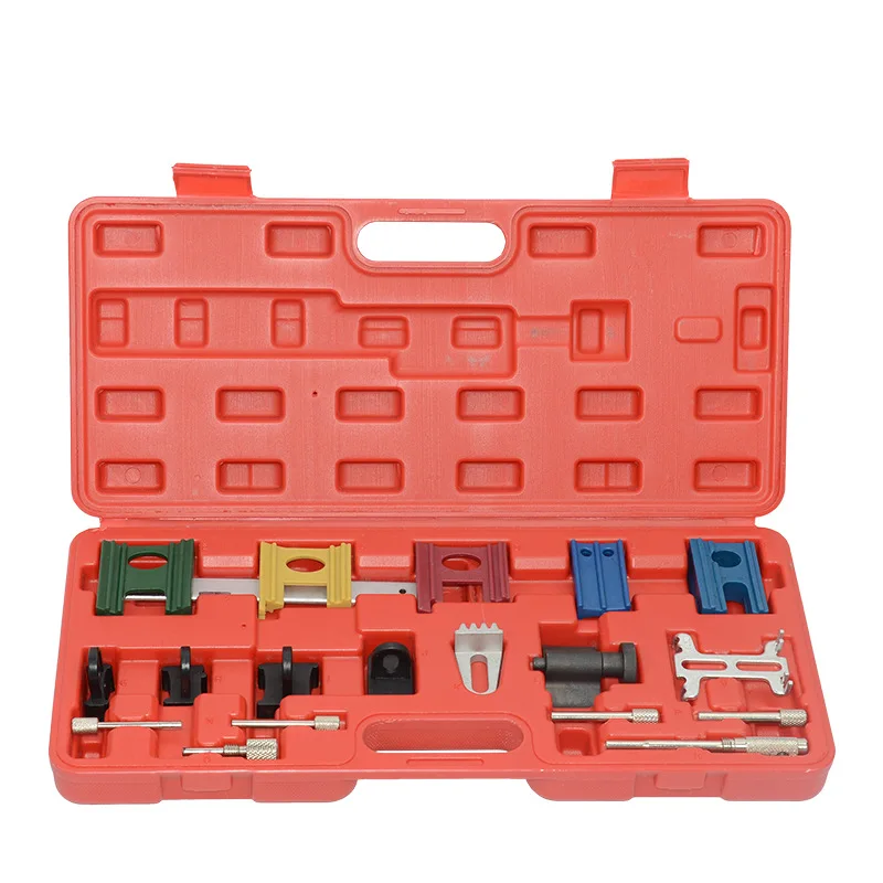 19Pcs Timing Belt Fasteners For The Entire Vehicle Series Combined With Comprehensive Engine Belt Timing Special Tool Set
