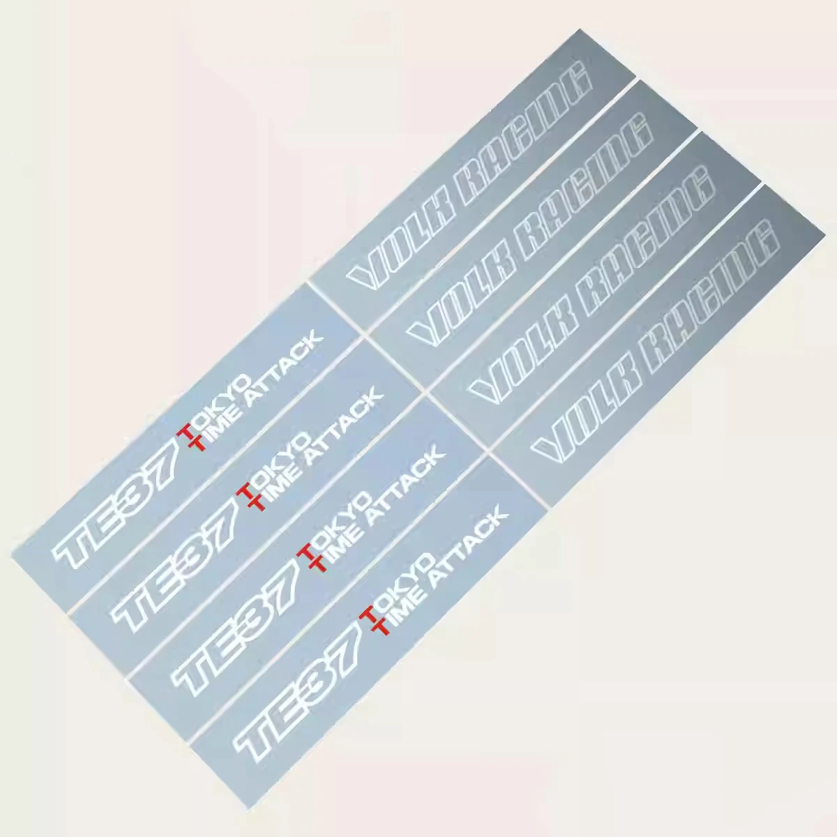 Car Sticker Vinyl for TE37 TOKYO Time ATTACK Auto Tire Wheel Rims Tape Waterproof