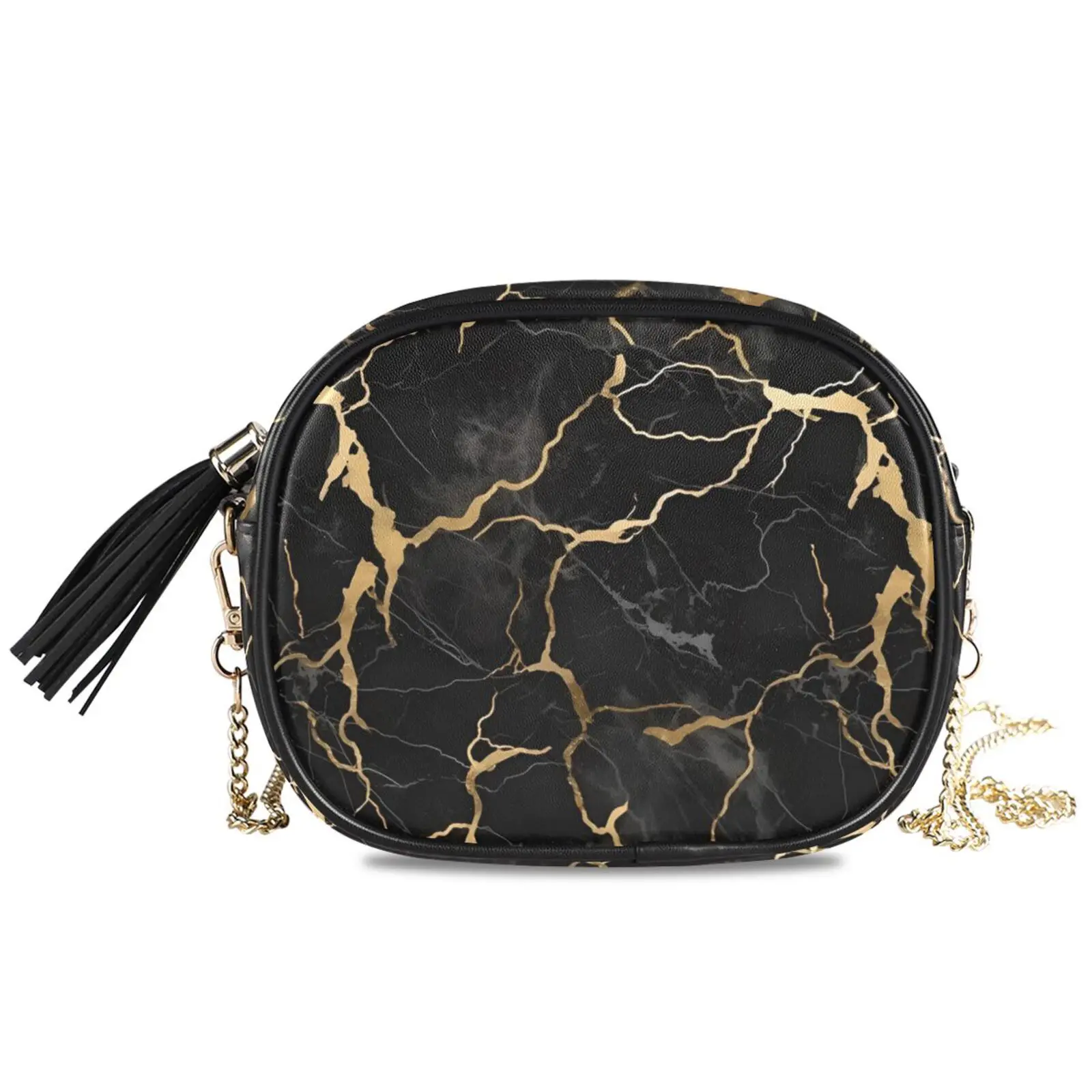 

2025 Новые сумки через плечо для женщин, сумка через плечо, модная черная сумка с мраморным принтом, женская сумка-мессенджер для мобильного телефона, маленькая квадратная сумка
