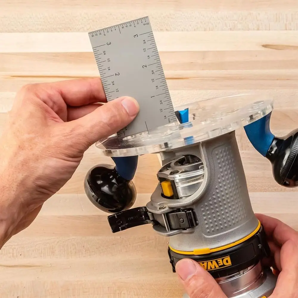New Portable Square Edge Ruler Stainless Steel Marking Tool Woodworker Edge Rules Durable Slide Precision Rules