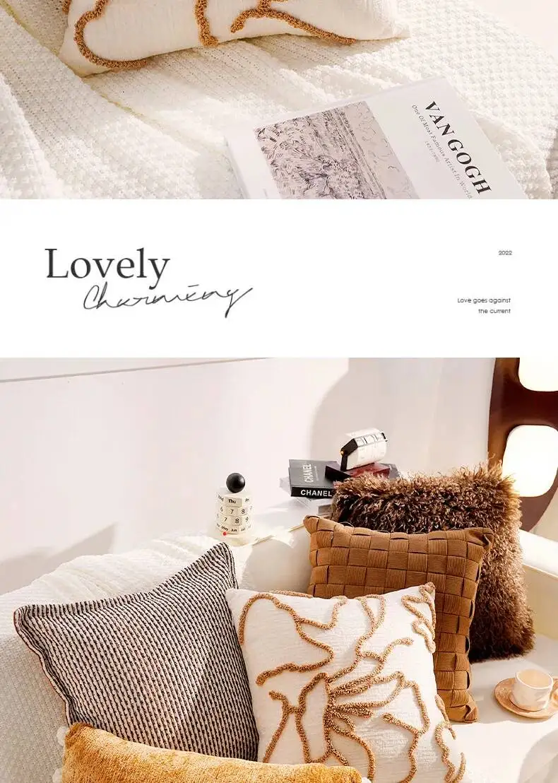Boho-Kissenhülle im marokkanischen Streifenstil, Chenille, luxuriös, weich, dekorativ, für Sofa, Bett, Heimdekoration – Detail 15