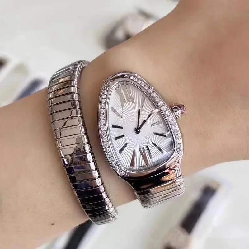 Montre à quartz avec bracelet en acier de précision polyvalent pour femme, mode salle de bain