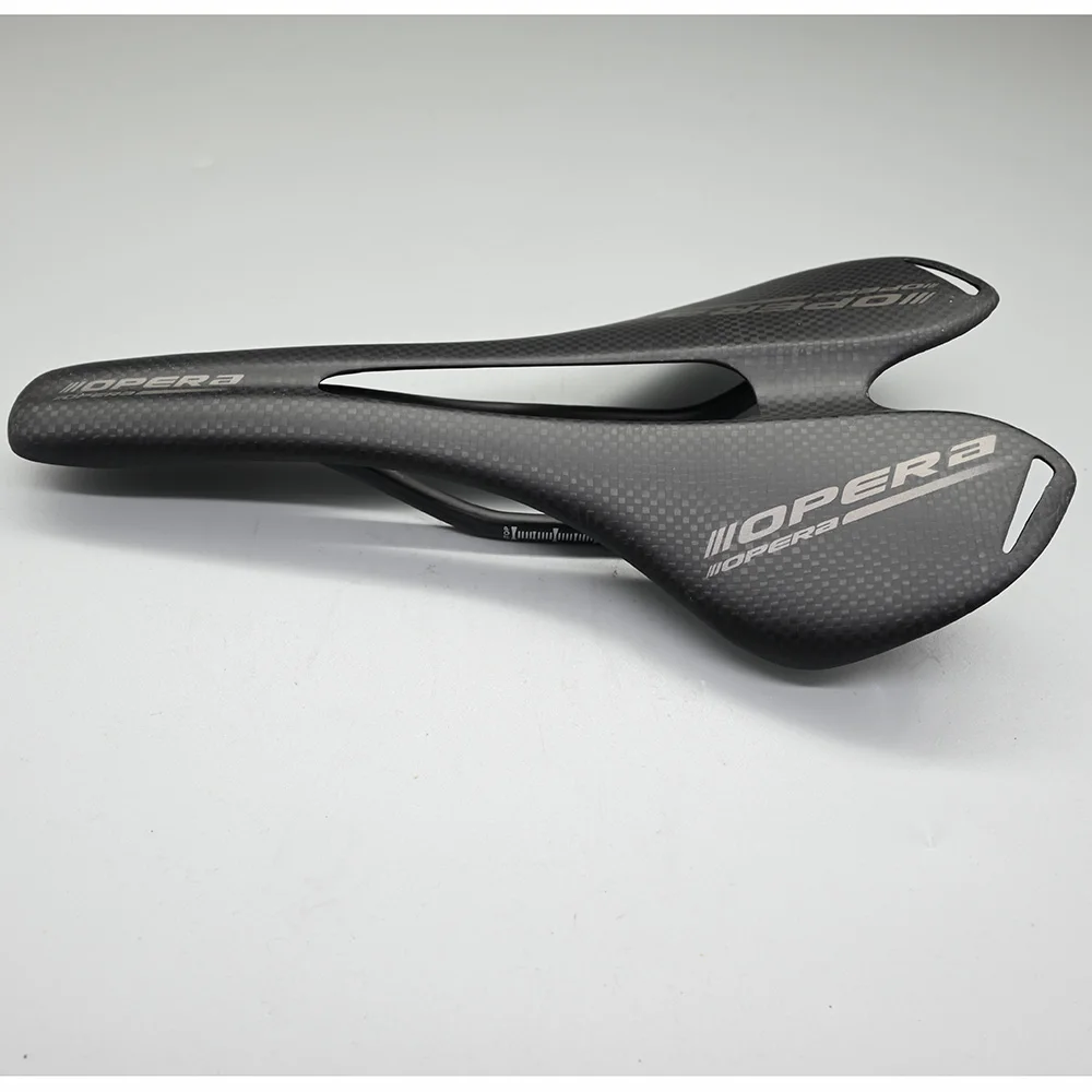 Superlogic-3K Full Carbon Fiber Bicycle Saddle, Matt Bike Cushion, MTB Seat, Cycling Parts, 275x143mm