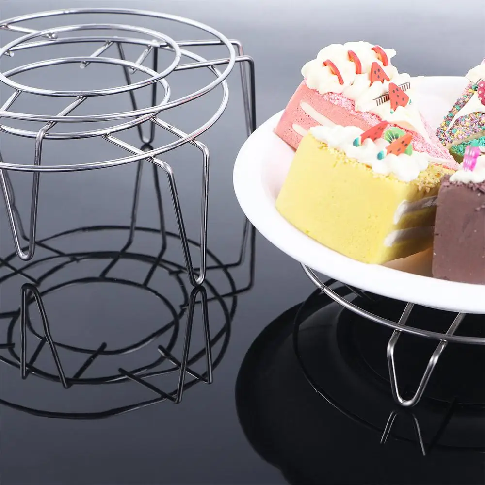 

Mesh Round Cooking Stand Stainless Steel Multi-Purpose Kitchen Cookware Steaming Rack Steam Tray Steaming Tray stand