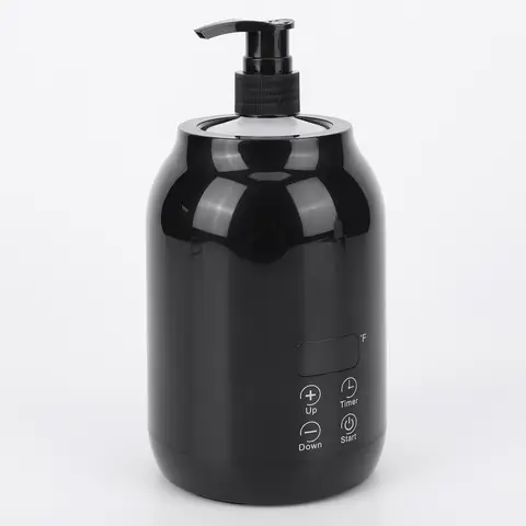 마사지 오일 워머 패스트 히트 로션 워머 2가지 열 모드 로션 워머(타이머 포함) 홈 프로 살롱 스파 마사지 로션 크림