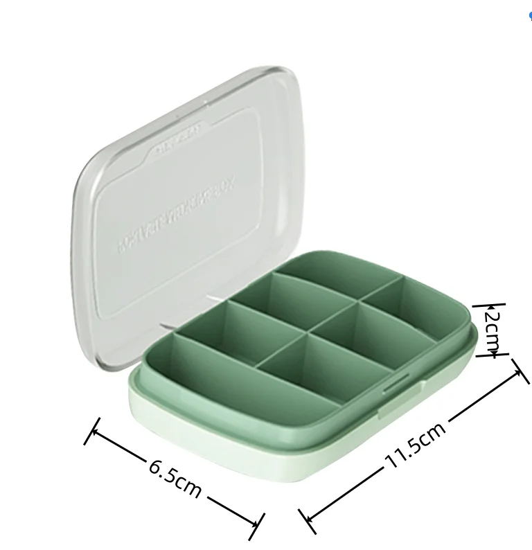 Weekly Portable Travel Pill Cases Box 7 Days Organizer 7 Grids Pills Container Storage Tablets Drug Vitamins Medicine Fish Oils