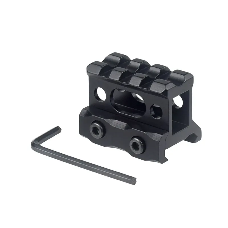 ABBP-3-Slot Height Increasing Guide Rail, 20 To 20Mm Bracket, Guide Rail Aluminum Alloy Scope Riser Base Mount