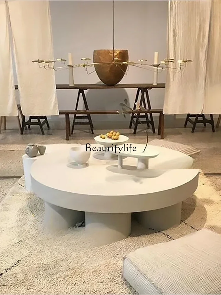 

yj5Nordic I Danish Design Elephant Leg Coffee Table Stool B & B Model Room round Coffee Table