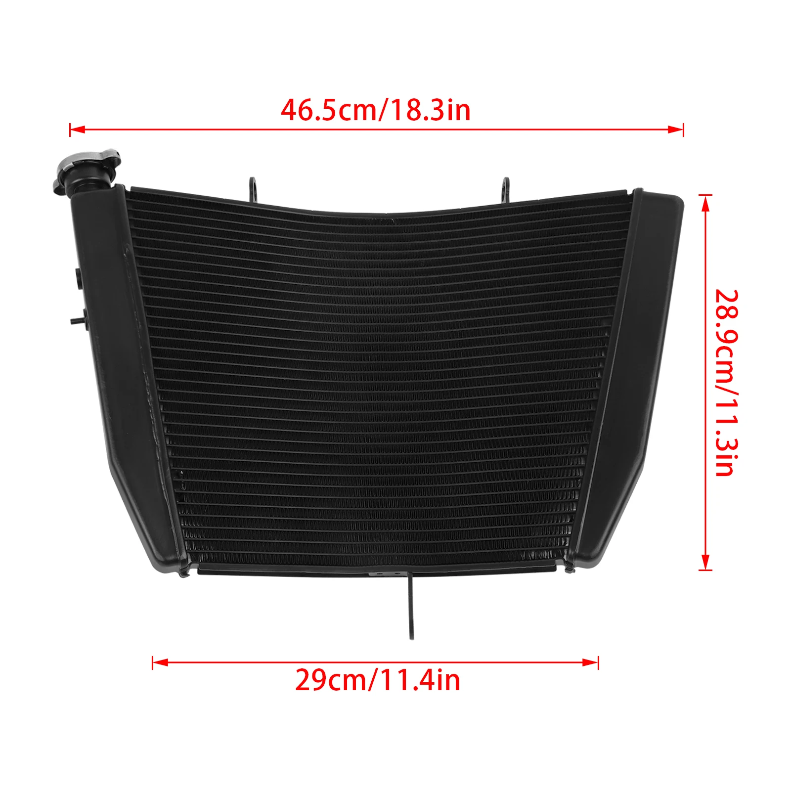 Motorcycle CNC Engine Radiator Cooler Cooling Water Tank For Suzuki GSXR600 GSXR750 GSX-R GSXR 600 750 K4 K5 2004-2005