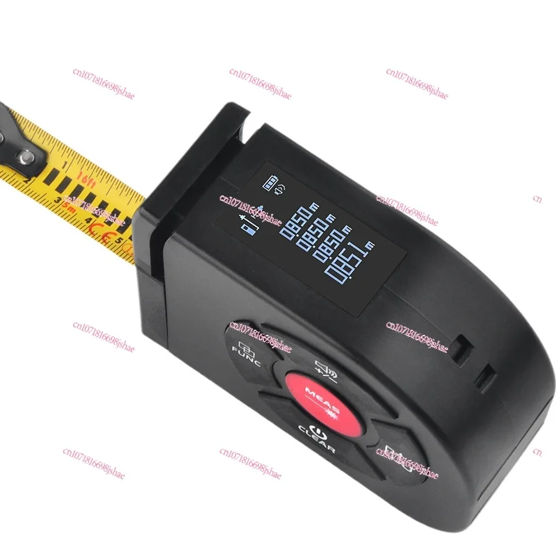 Digital Laser Tape Measure Three-in-one Intelligent High-precision Infrared Laser Rangefinder Charging Portable