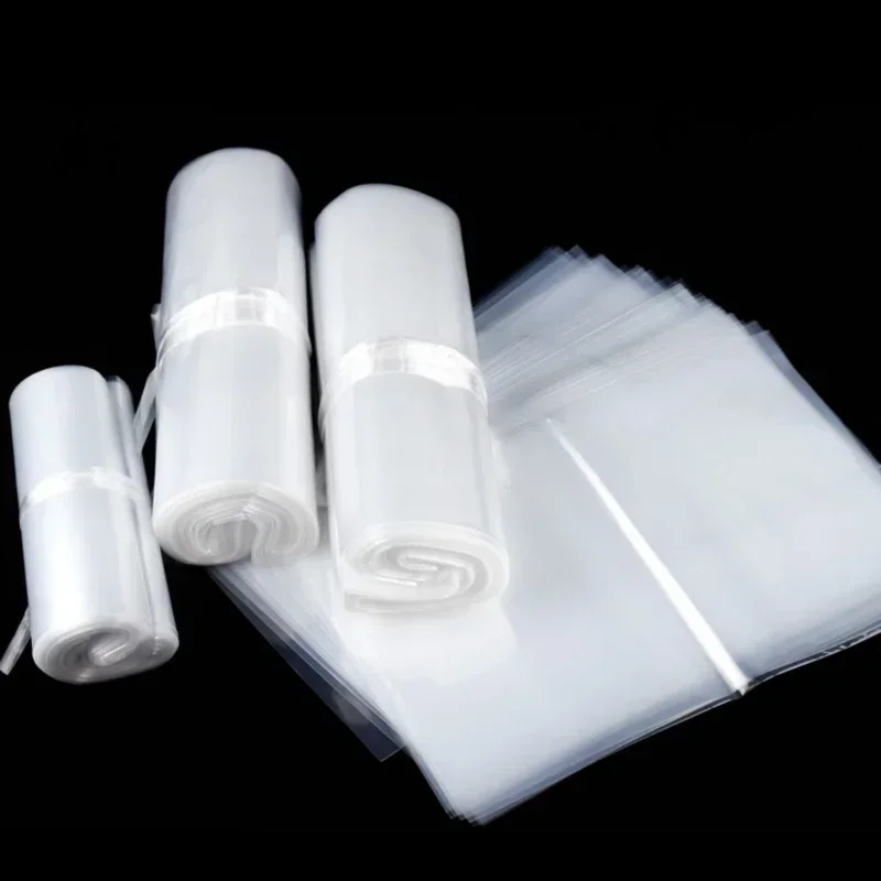 Soft PE Transparent Top open bag Food Grade Moisture-proof Plastic Resilient Strong Load-bearing Capacity Packing Film Bags