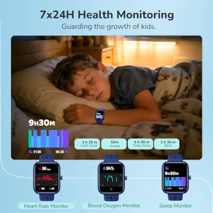 Kid wearing smart watch on wrist
