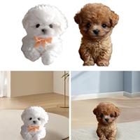 Electronic Plush Dog Toy Lifelike Walking Tail Wagging Gift Interactive Toy