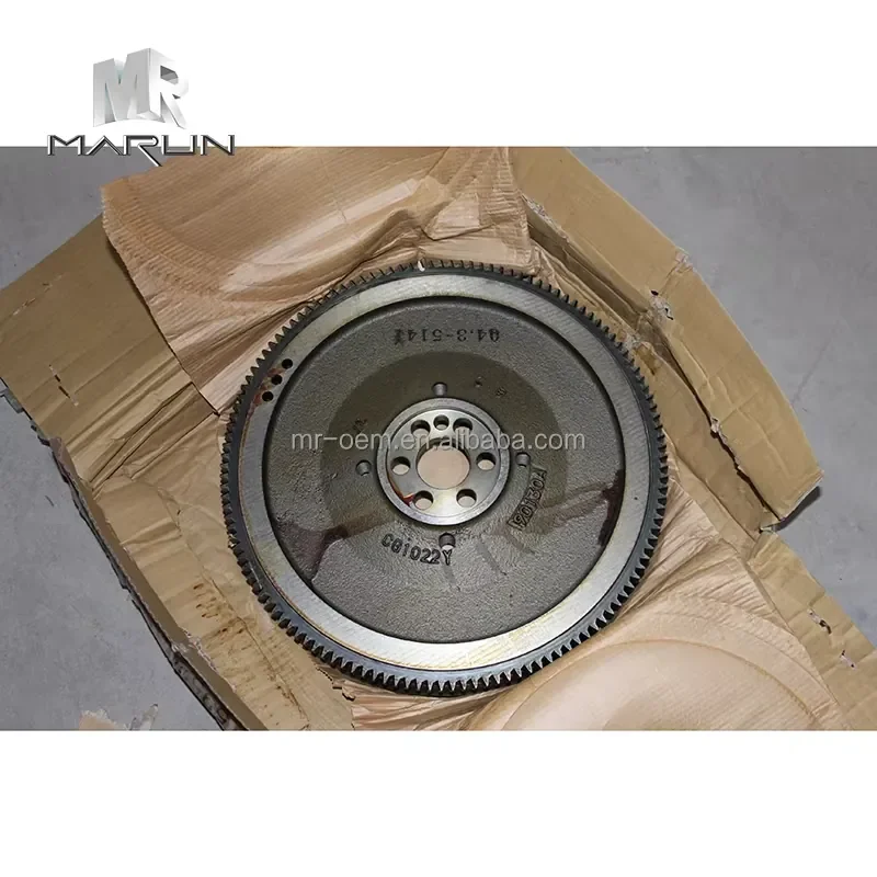 【2026 Hot Selling】 High Quality 6BG1T 1-12330514-1 Flywheel Assembly for Excavator ZX230 Construction Machinery Part