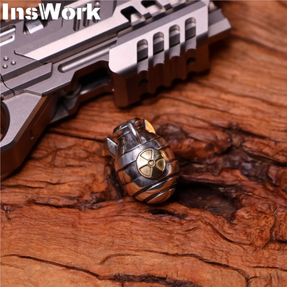 Atomic Bomb Knife Beads EDC Pendant Keychain Umbrella Rope Pendant Tail Pendant DIY Accessories