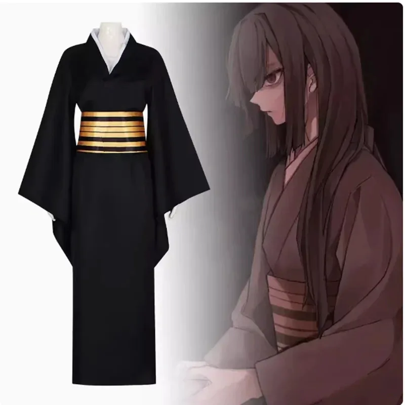 

Anime Kisatsutai Nakime Cosplay Costume Twelve Moons Juuni Kitsuki Halloween Carnival Kimono Suit cosplay Halloween Suit