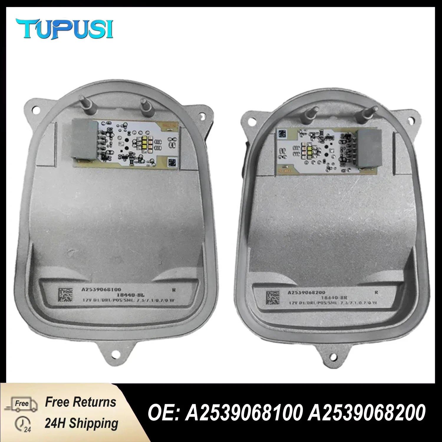 

NEW LED Headlight DRL Daytime Running Light module For Mercedes Benz W253 A-CLASS 2015 -2018 GLC A2539068100 A2539068200