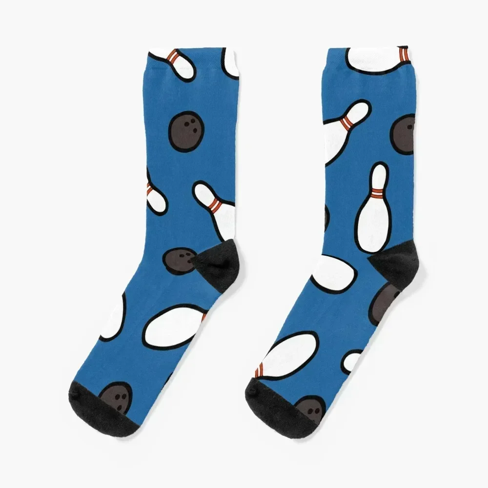 

Bowling for Pins Pattern Socks Stockings man men cotton high quality tennis Socks Man Women's