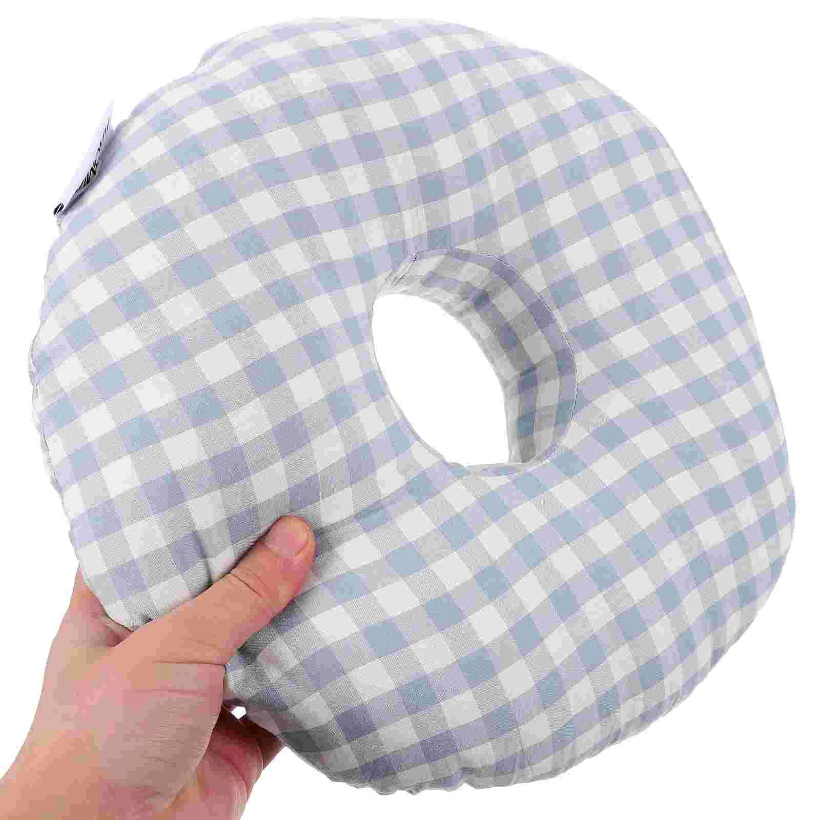 Single Hole Ear Pillow with An Donut for Neck Comfortable Sleep Body Piercing Nap Household Side