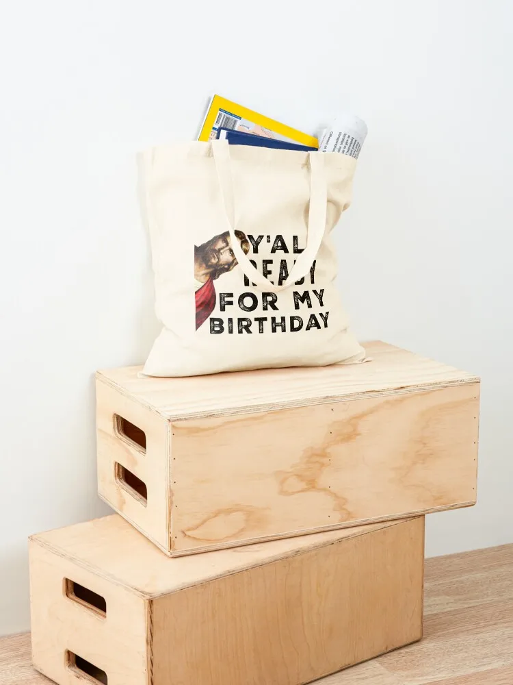 مضحك يسوع عيد ميلاد سعيد هدية الكريسماس حمل حقيبة حمل حقيبة الرجال قماش حقيبة تسوق أكياس التسوق الشاطئ